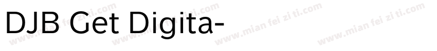 DJB Get Digita字体转换